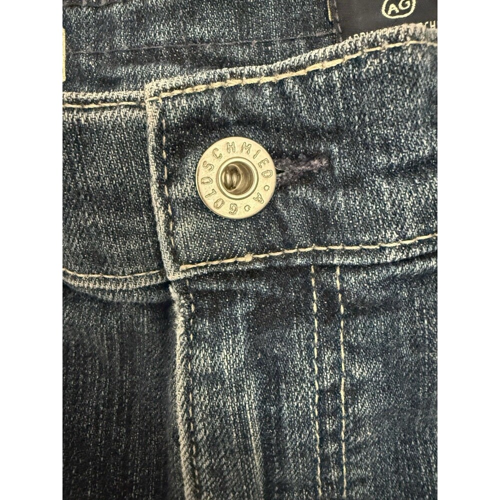 AG Adriano Goldschmied The Pixie Roll Up Denim Shorts Size 30 Medium Wash Cuffed - Picture 11 of 15